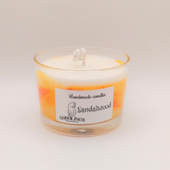 Χειροποίητο Κερί Σόγιας σε Ποτήρι 200ml - Sandalwood
