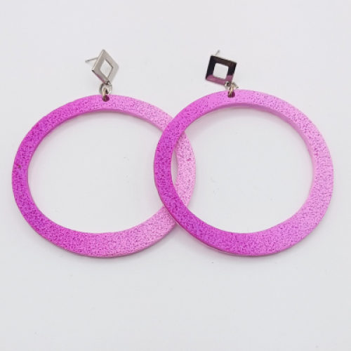 Μεγάλοι κρίκοι ombre 