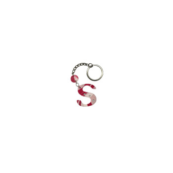 Μπρελόκ Λευκό-Ροζ Swarovski