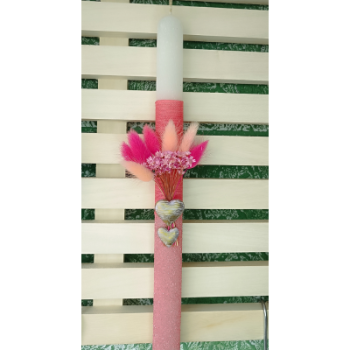 "Sweet Hearts" με Αποξηραμένα Άνθη & Καρδιές